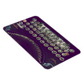 Magnet Flexible machine à écrire à l'ancienne (Côté Droit)