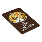 Magnet Flexible Machine à purer, chat à gingembre dormant mignon (Côté Droit)