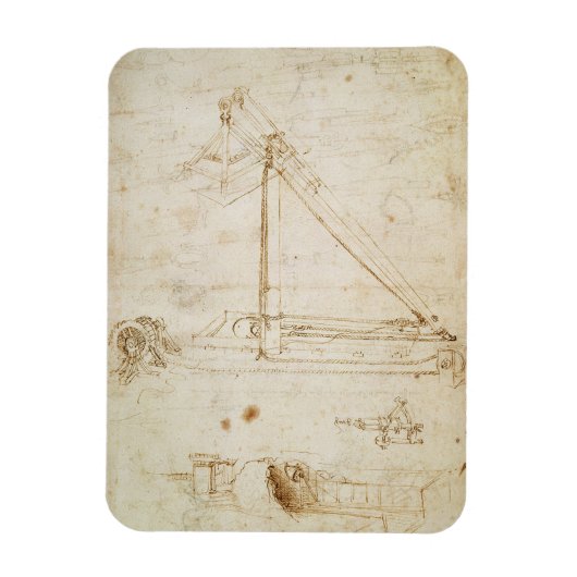 Magnet Flexible Machine de guerre (crayon sur papier) (Vertical)