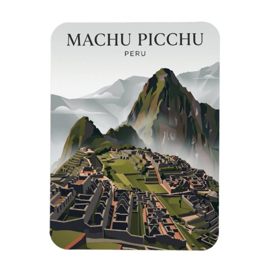 Magnet Flexible Machu Picchu Pérou (Vertical)