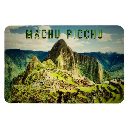 Magnet Flexible Machu Picchu stylisé (Horizontal)