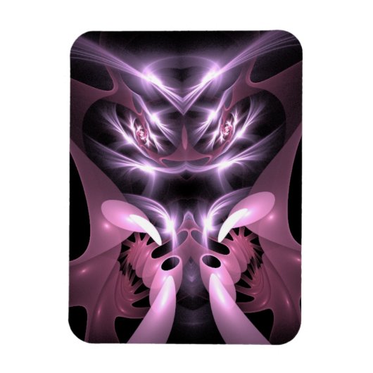 Magnet Flexible Mad Man Mating Mantis en violet (Vertical)