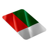 Magnet Flexible Madagascar - Drapeau d'agitation - (Côté Droit)