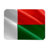 Magnet Flexible Madagascar - Drapeau d'agitation - (Horizontal)