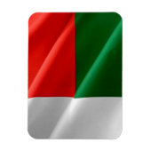 Magnet Flexible Madagascar - Drapeau d'agitation - (Vertical)