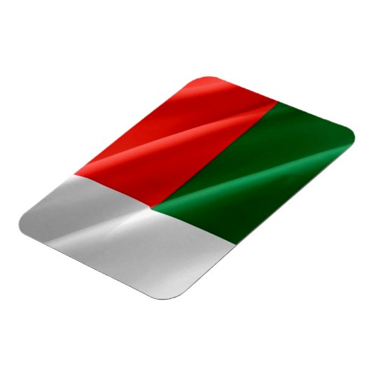 Magnet Flexible Madagascar - Drapeau d'agitation - (Côté Gauche)