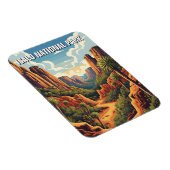 Magnet Flexible Madagascar Isalo National Park Travel (Côté Droit)