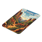 Magnet Flexible Madagascar Isalo National Park Travel (Côté Gauche)