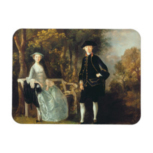 Magnet Flexible Madame Lloyd et son fils de Thomas Gainsborough ,