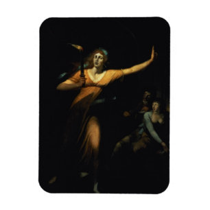 Magnet Flexible Madame Macbeth Sleepwalking, 1783 (huile sur la