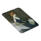 Magnet Flexible Madame Marthe Letellier assise sur un canapé (Côté Droit)