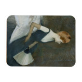 Magnet Flexible Madame Marthe Letellier assise sur un canapé (Horizontal)