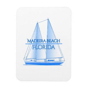Magnet Flexible Madeira Beach Coastal Nautical Sailing Sailor