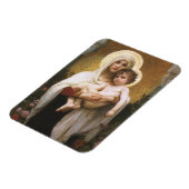 Magnet Flexible Madone des Roses de Bouguereau (Côté Gauche)