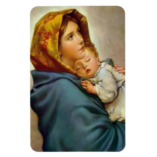 Magnet Flexible Madonna and Child Roberto Ferruzzi (Vertical)