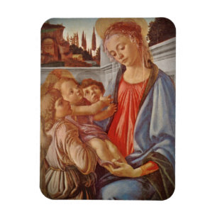 Magnet Flexible Madonna Christ Enfant et Anges