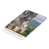 Magnet Flexible Madonna della Corona Vue du sanctuaire aimant frig (Côté Gauche)