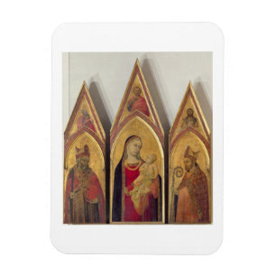 Magnet Flexible Madonna et enfant avec des solides solubles.