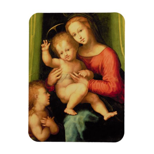 Magnet Flexible Madonna et Enfant avec St. John (Vertical)