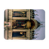 Magnet Flexible Madonna et Enfant et Saints (retable triptyque) (Horizontal)