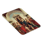Magnet Flexible Madonna et l'enfant avec les saints (Côté Droit)