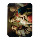 Magnet Flexible Madonna et l'enfant avec les saints Jean, Anna et (Vertical)