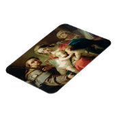 Magnet Flexible Madonna et l'enfant avec les saints Jean, Anna et (Côté Gauche)
