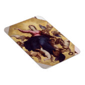 Magnet Flexible Madonna Portée par les Anges (fresque au plafond) (Côté Droit)
