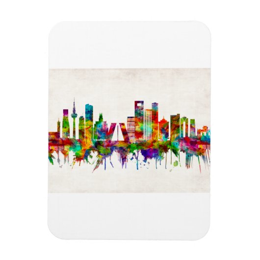 Magnet Flexible Madrid Espagne Skyline (Vertical)