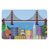 Magnet Flexible Magazine de San Francisco City (Horizontal)