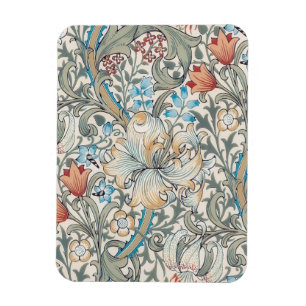 Magnet Flexible Magazine William Morris Lily Art Nouveau motif flo