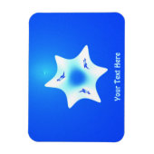 Magnet Flexible Magen Lavan (Étoile blanche) (Vertical)