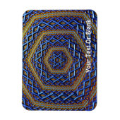 Magnet Flexible Magène métallique orné David (Vertical)