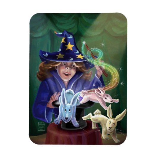 Magnet Flexible Magic Act Rabbits du Casquette (Vertical)