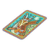MAGNET FLEXIBLE MAGIC CANDY CORN DRAGON, IMAGINAIRE HALLOWEEN (Côté Gauche)