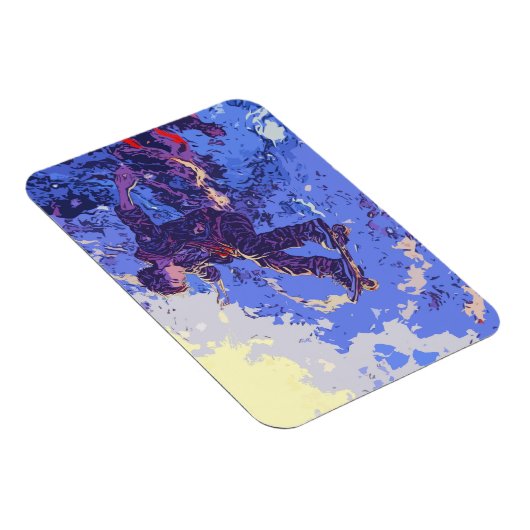 Magnet Flexible Magic Skateboard Ride - Skateboarder (Côté Droit)