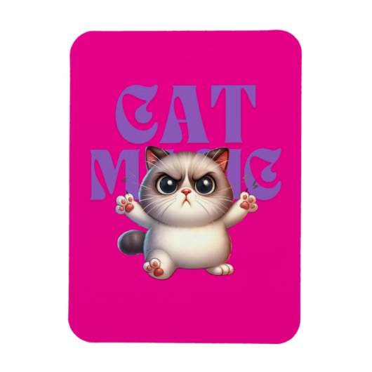 Magnet Flexible Magnat d'alimentation de chat (Vertical)