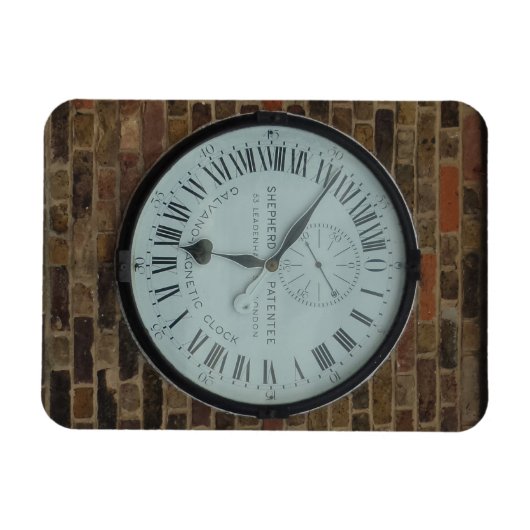 Magnet Flexible Magnat de l'horloge galvanomagnétique 3"x4" (Horizontal)