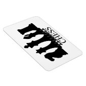 Magnet Flexible Magnat de pièces d'échecs (Côté Droit)
