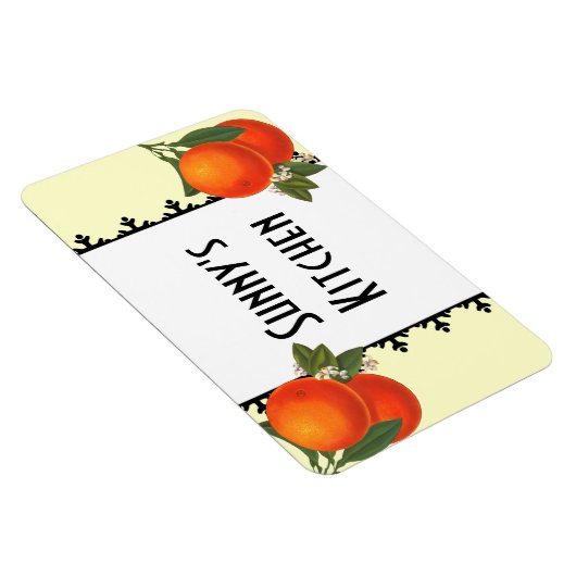 Magnet Flexible Magnat d'oranges d'art rétro personnalisé (Côté Droit)