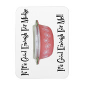 Magnet Flexible Magnat médian rose rétro MCM (Vertical)