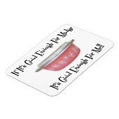 Magnet Flexible Magnat médian rose rétro MCM (Côté Gauche)