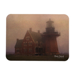 Magnet Flexible Magnat photo de la maison lumineuse Block Island