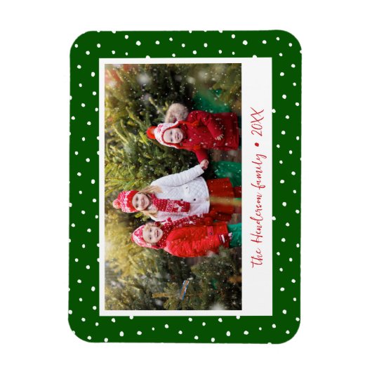 Magnet Flexible Magnat photo de Polkadot Holiday (Vertical)
