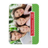 Magnet Flexible Magnat photo de Polkadot Holiday (Vertical)