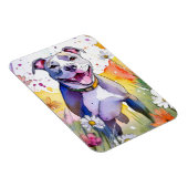 Magnet Flexible Magnat photo Pit Bull Dog (Côté Droit)