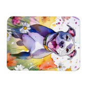 Magnet Flexible Magnat photo Pit Bull Dog (Horizontal)