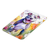 Magnet Flexible Magnat photo Pit Bull Dog (Côté Gauche)