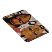 Magnet Flexible Magnat photo Tribal Multi Face (Côté Droit)