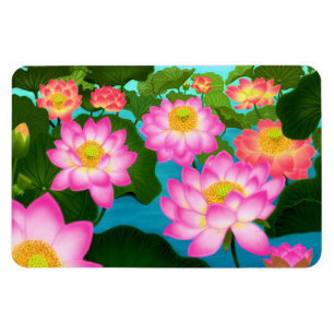 Magnet Flexible Magnat Premium du Jardin d'Eau Lotus Est